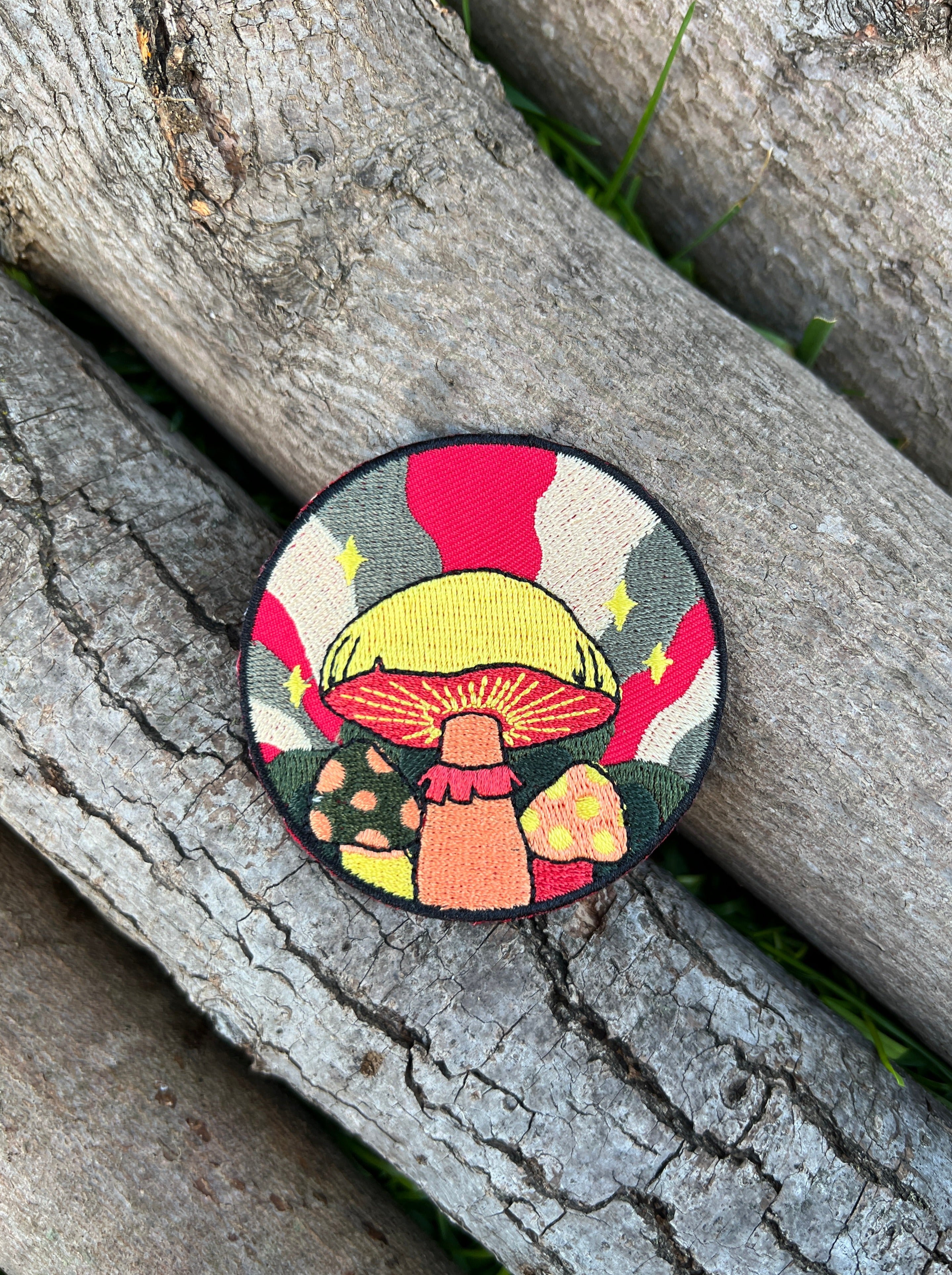 Pink Mushrooms Swappable™ Patch